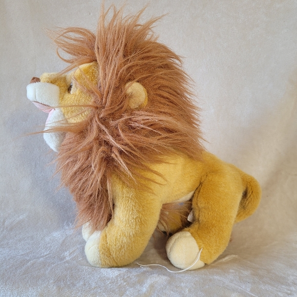 1993 Lion King 14" Mufasa Adult Simba Plush Stuffed Animal Toy Mattel Disney - Picture 4 of 9